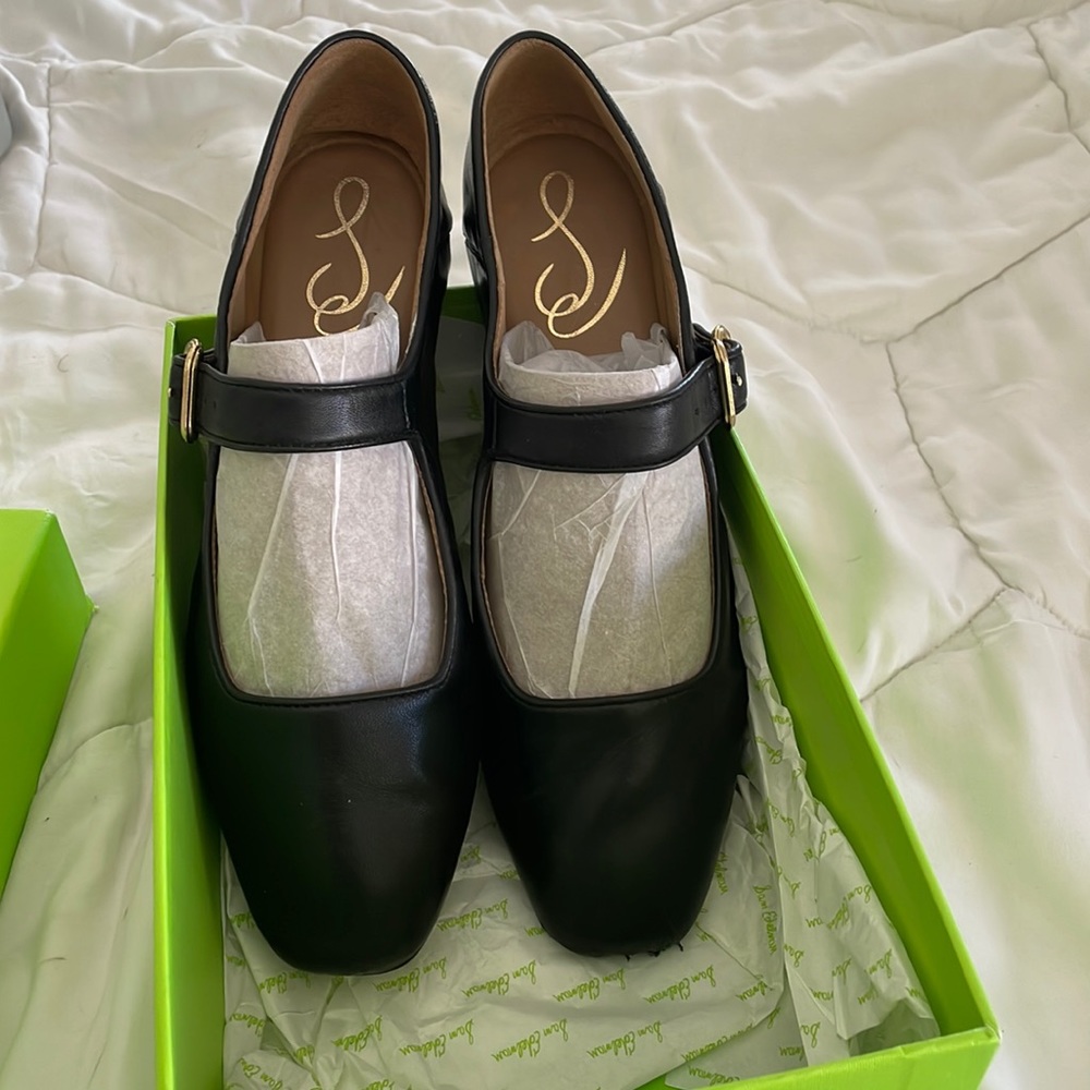 Sam Edelman Black Michaela Mary Jane Flats
